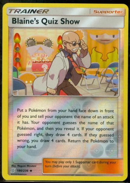 Blaine's Quiz Show [Reverse Holo]